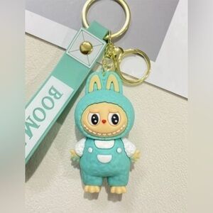Adorable Teal Bunny Labubu Keychain NEW with Tags